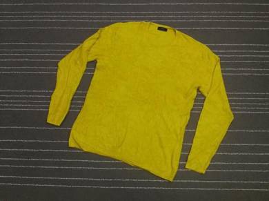 Zara sweatshirt yellow l