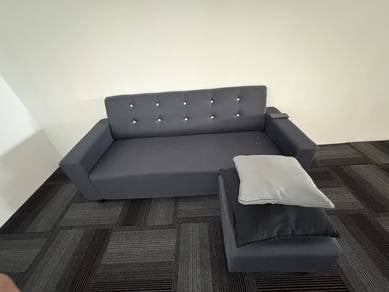 Sofa 3 Seater & Stool