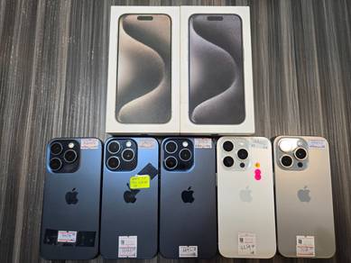 IPhone 15 Pro 128GB / 256GB / 512GB / 1TB -Fullset
