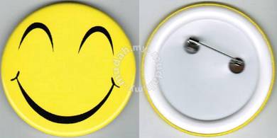 Smiley Happy face #32 Cartoon Button Badge 58mm