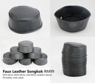 Faux Leaather Songkok