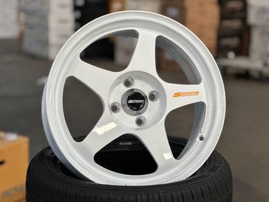 NEW 16 AOW Spoon White Rim City Jazz EK EG EF Vios