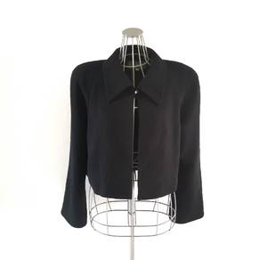 Paco Rabanne Paris Relax Fit Crop Blazer Jacket