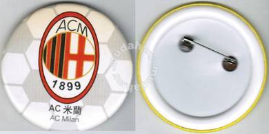 AC Milan Italy FC Football Club Button Badge 58mm