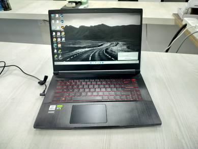 Gaming Laptop MSI Thin i5 10th gen RTX 3050