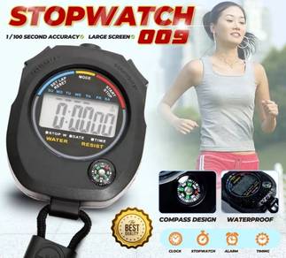Sport Stopwatch Digital LCD Timer Counter