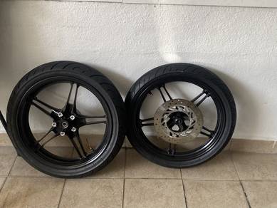 Rim Y15 skli tayar baru dengan disc