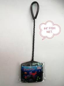 Black Fish Net 4inch Jaring Ikan Aquarium Akuarium