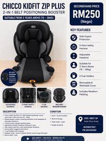 Preloved Chicco Booster Carseat