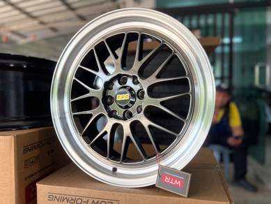 Sport Rim Baru 17 BBS LM Hyper Black Lip Polish