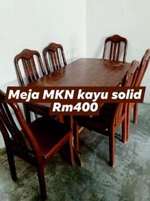 solid wood table