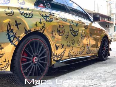Mercedes cla cla45 w117 Paktechz carbon side skirt