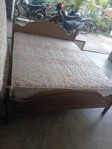 set katil queen jenis divan skali tilam tebal 8inc