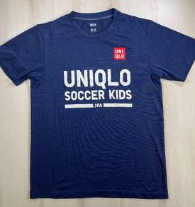 Uniqlo JFA Soccer Kids Blue Tee #CV1 Used
