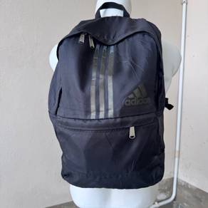Adidas Black 3Line Gold and Black Backpack/Daypack