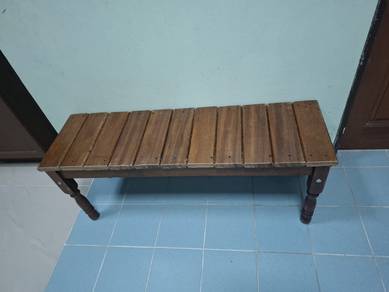 Vintage Solid Wood Bench