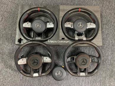 Mercedes benz w205 c200 c250 amg carbon steering