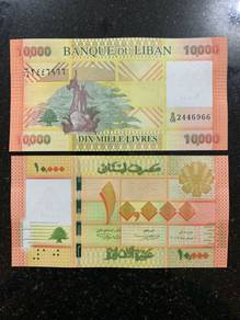 Lebanon 10000 Livres 2014  全新 黎巴嫩 10000里弗 纸币 2014年