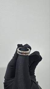 Authentic Bvlgari Silver Save Children Ring Sz 59