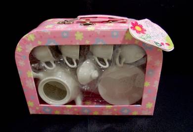 Ceramic Kids Paint-Your-Own Deluxe Teaset
