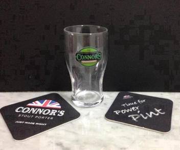 Connors Beer Glass (Arcoroc France)