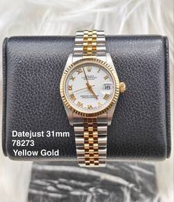 Rolex Datejust 31mm 78273 Yellow Gold 2003 year