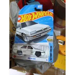 Hot Wheels Proton Saga White
