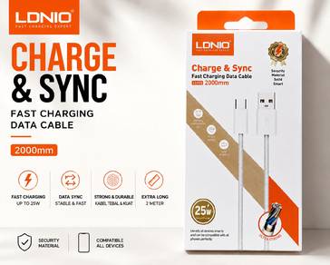Type-C Cable 2M Fast Charging 25W 