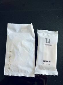 body soap and shower cap