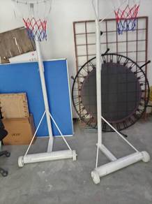 Adjustable Netball Post with Round Weight