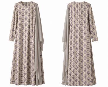 Dress custom made (Coffee)