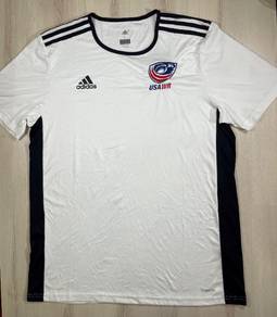 Adidas USA Rugby White Tee #BM Used