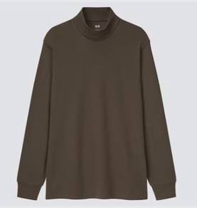 Uniqlo Mock Neck Long Sleeve Shirt