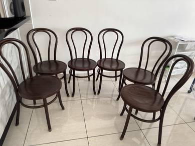 set of 6 IKEA dining chair