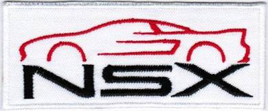 Honda NSX WHITE Motor Company Automaker Car Patch