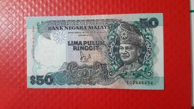 Malaysia RM50 6th series Dato Jaffar XQ