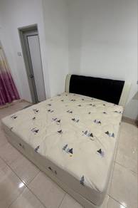 king size bed frame (self pick)