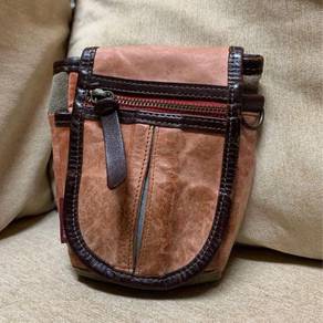 Moustache Leather Pouch