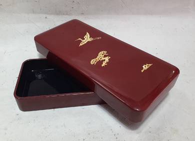 Vintage Lacquered Origami Writing Box, Japan, 1960