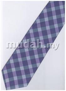 EPP12 Purple Top Quality Striped Formal Neck Tie