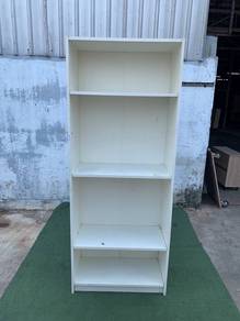 W96G Rak Buku Kayu 2.5 Feet 4 Tier Wooden Bookcase