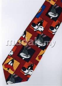Sylvester Cat Daffy Duck Bugs Bunny Neck Tie