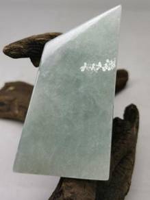 Ice Green Burma Jadeite Jade Polished Rough Stone