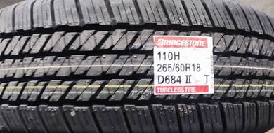 265 60 18 BRIDGESTONE HT 4X4 Tayar Tyre New 2026