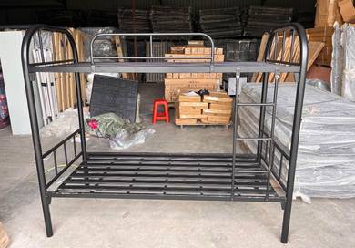 Katil double decker single heavy duty