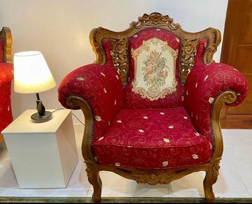 Kerusi Set Sofa Jati