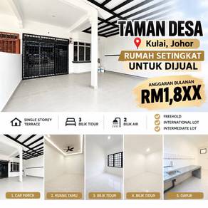 1-storey Terraced House For Sale in Kulai,JHR