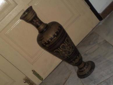 Pasu tembaga antique brass vase 24 inches