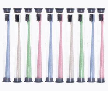 Ultra Soft Bamboo Charcoal Toothbrush Travel Tube