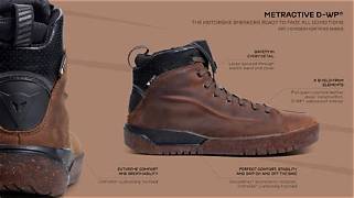 Dainese Metractive D-WP Brown Riding Shoes